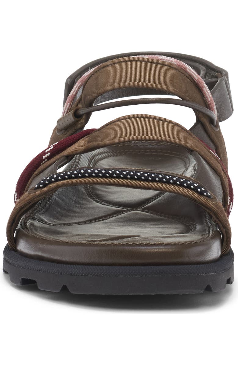 Moncler Vera Isla Sandal, Alternate, color, Brown