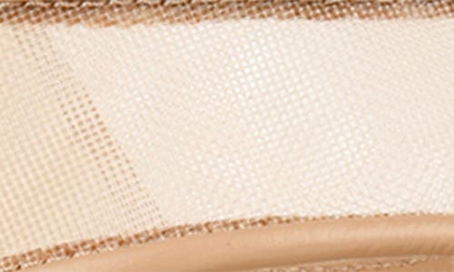 Dolce Vita Women's Gitel Crossband Slide High Heel Dress Sandals In Tan Mesh