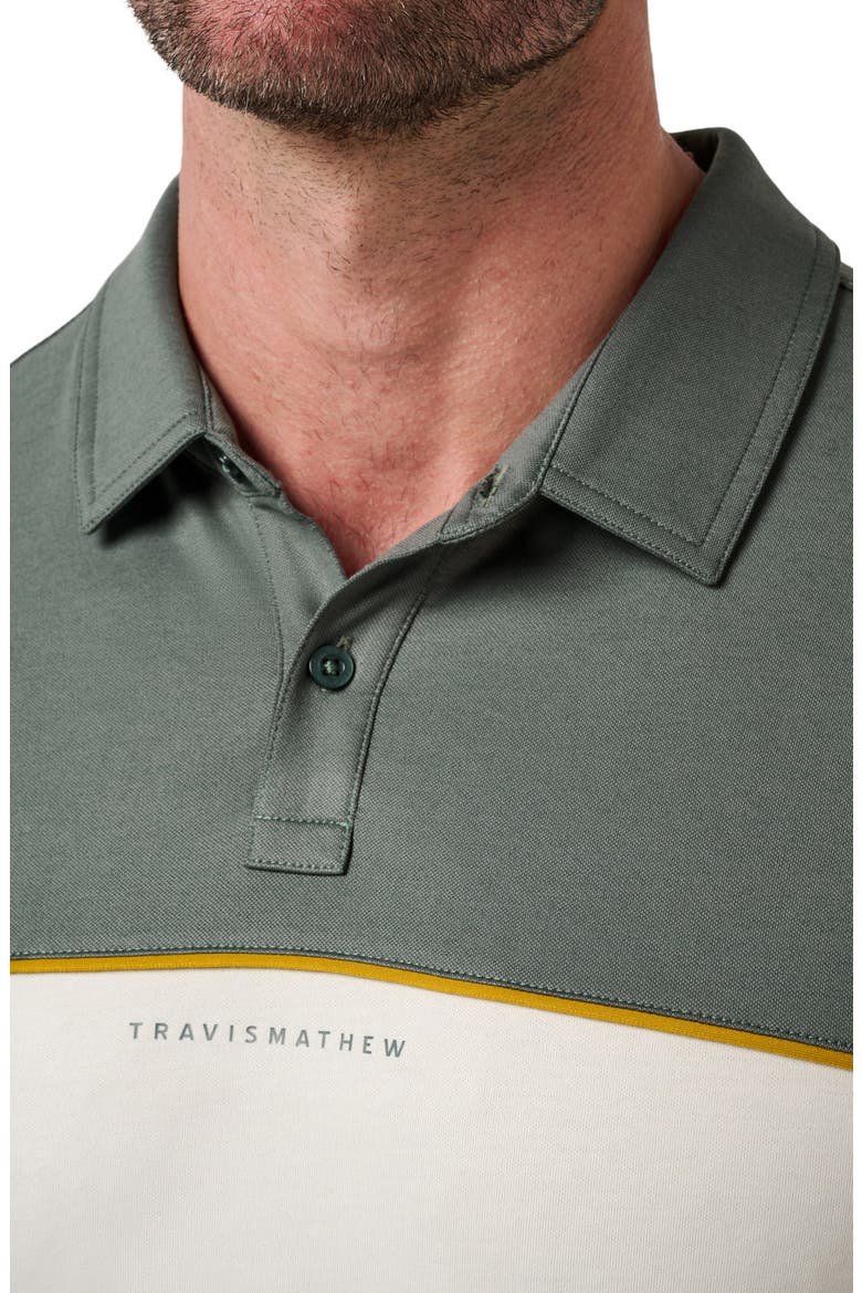 Featherweight Colorblocked Performance Polo, Alternate, color, BALSAM GREEN