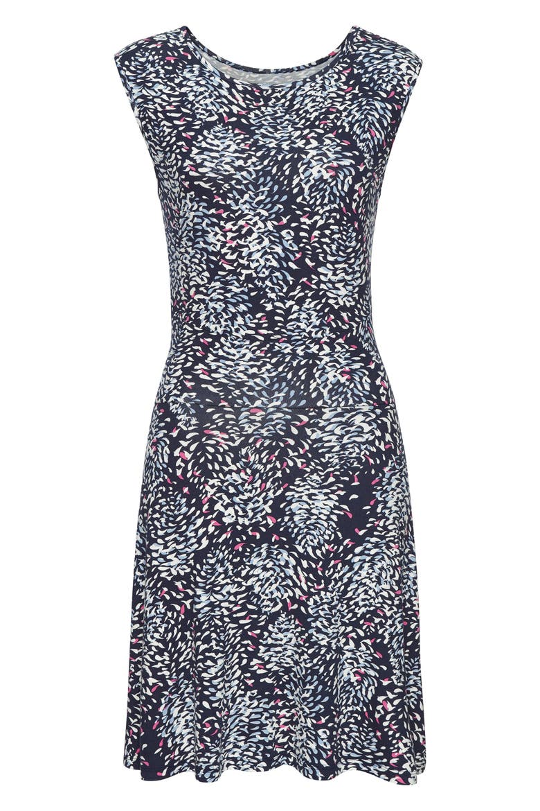 Sleeveless Print Dress, Alternate, color, Blue-Printed