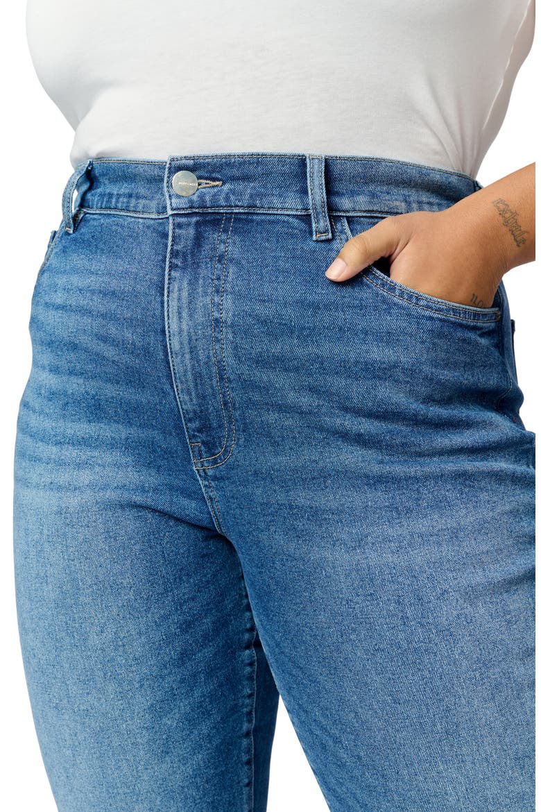 ASE High Waist Straight Leg Jeans, Alternate, color, EVER AFTER