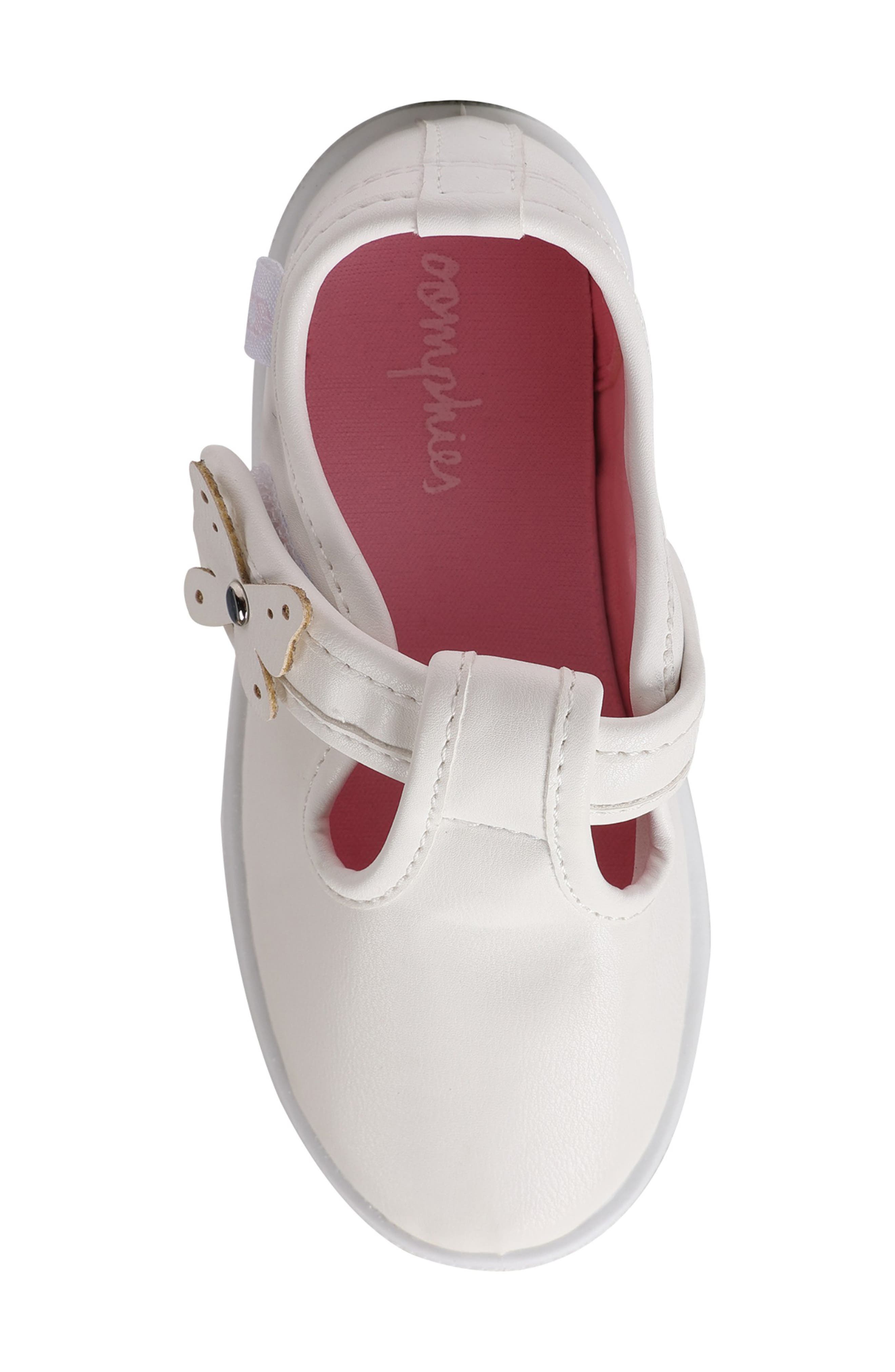 OOMPHIES Kids' Olivia Butterfly Sneaker, Alternate, color, Optic White
