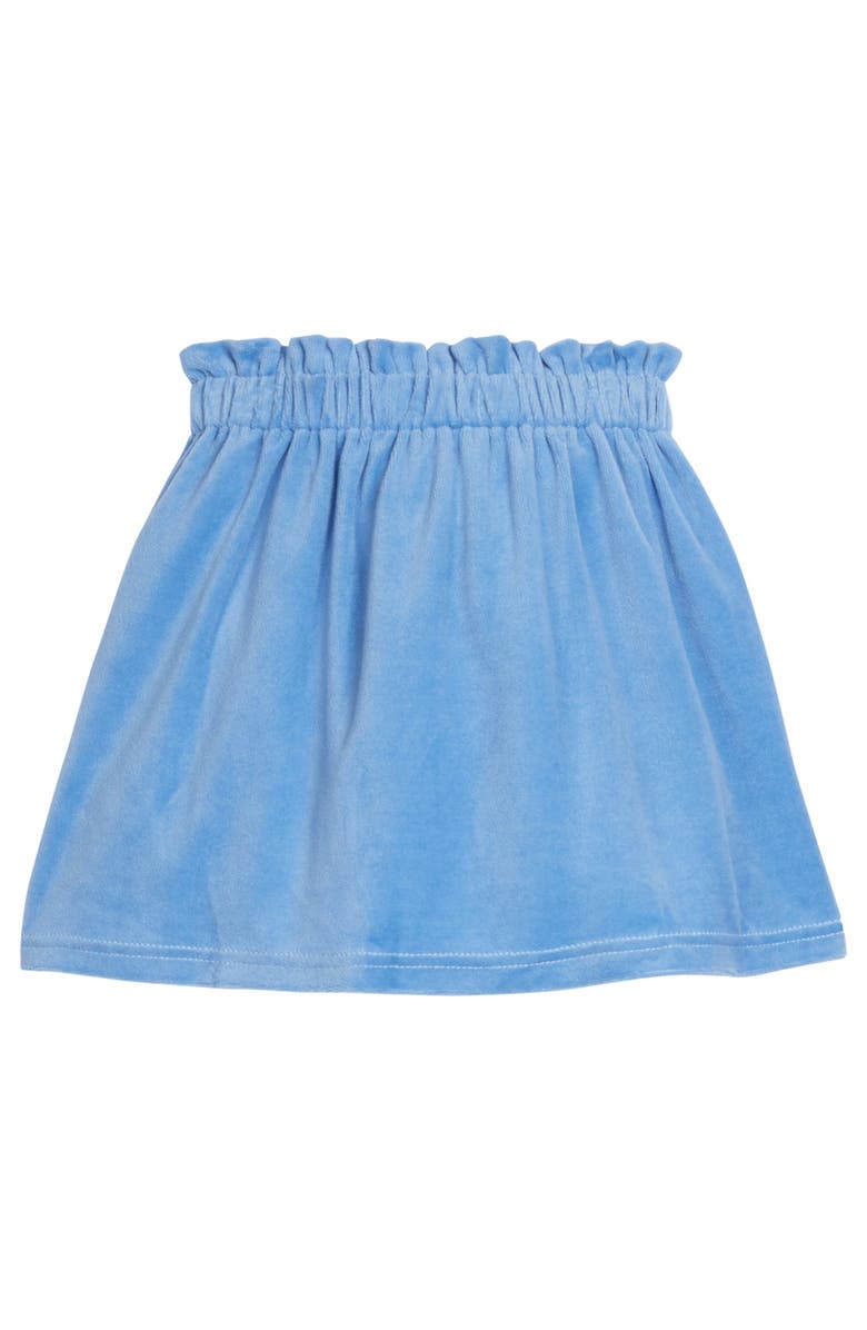 BISBY Kids' Velour Portofino Skirt, Alternate, color, French Blue