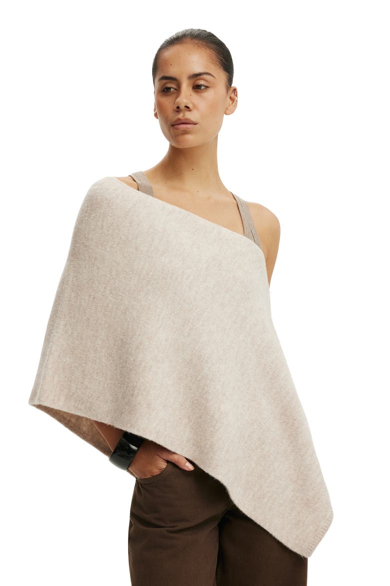 Women's Softest Luxe Poncho, Main, color, Chai Dust
