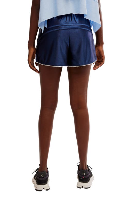 Free People Fp Movement Roll With It Shorts In Midnight Navy