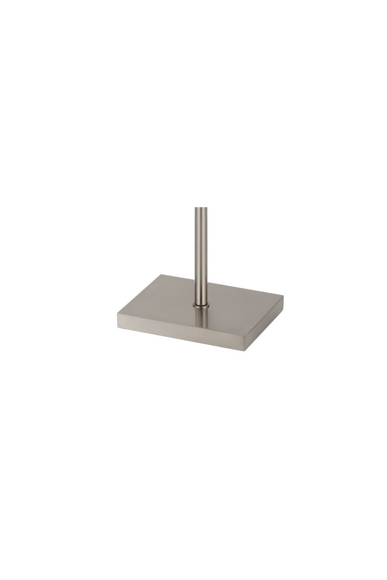 April Metal Modern Contemporary LED Floor Lamp, Alternate, color, Nickel