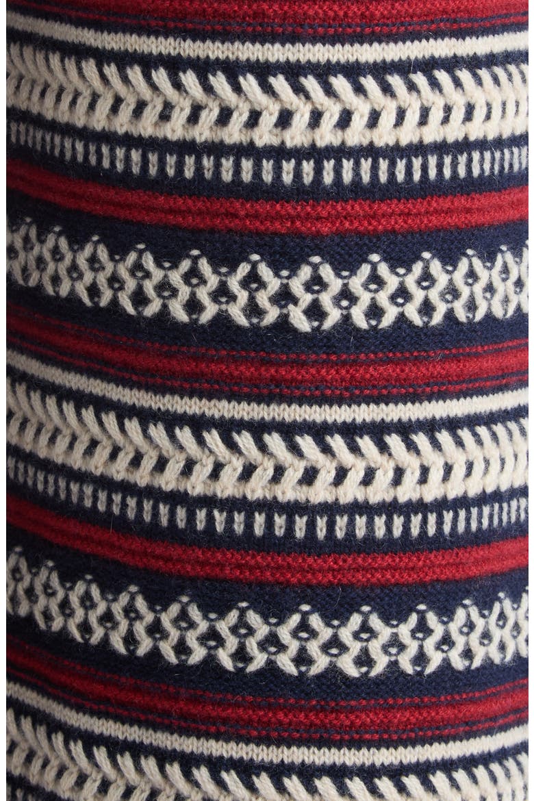 Western Striped Wool & Cashmere Knit Pants, Alternate, color, MIDNIGHT COMBO