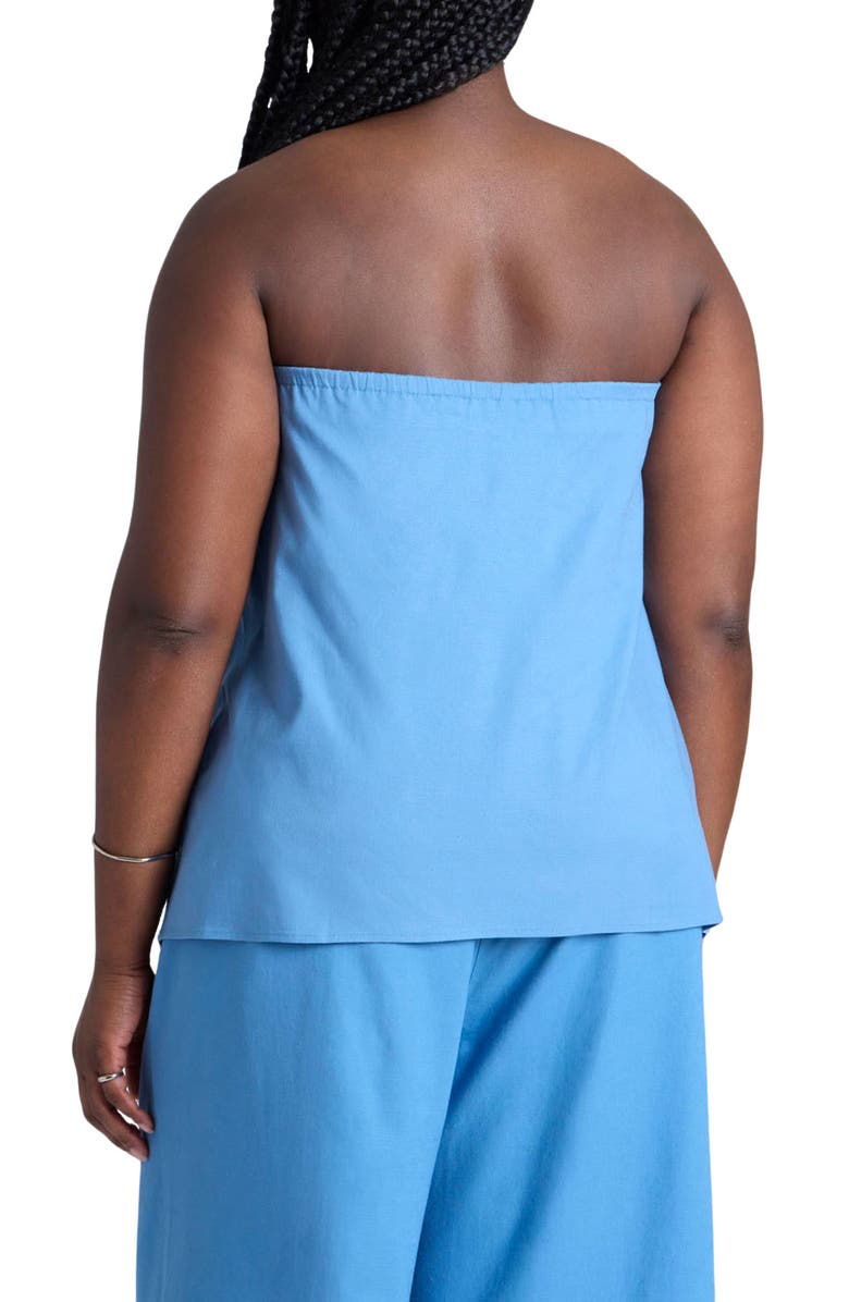ELOQUII Strapless Longline Column Top, Alternate, color, 