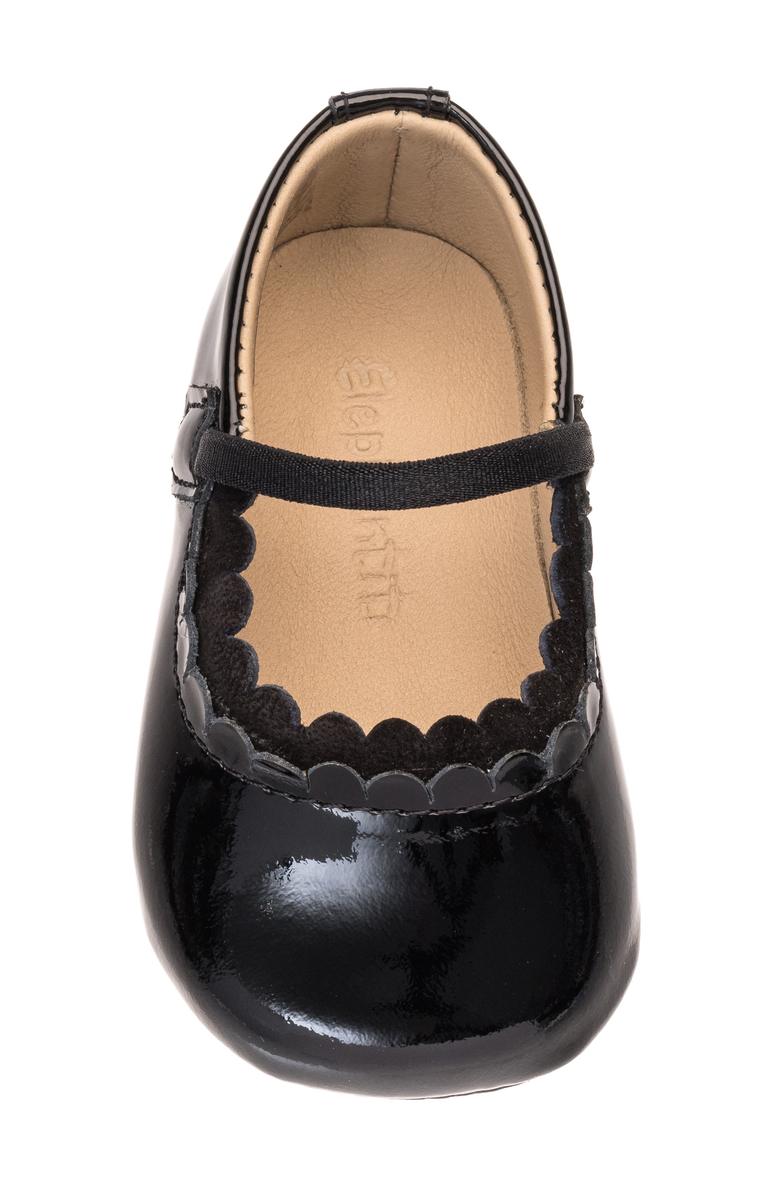 Elephantito Ava Ballet Flat, Alternate, color, Patent Black