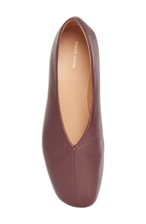 Mansur Gavriel Glove Flat In Brown