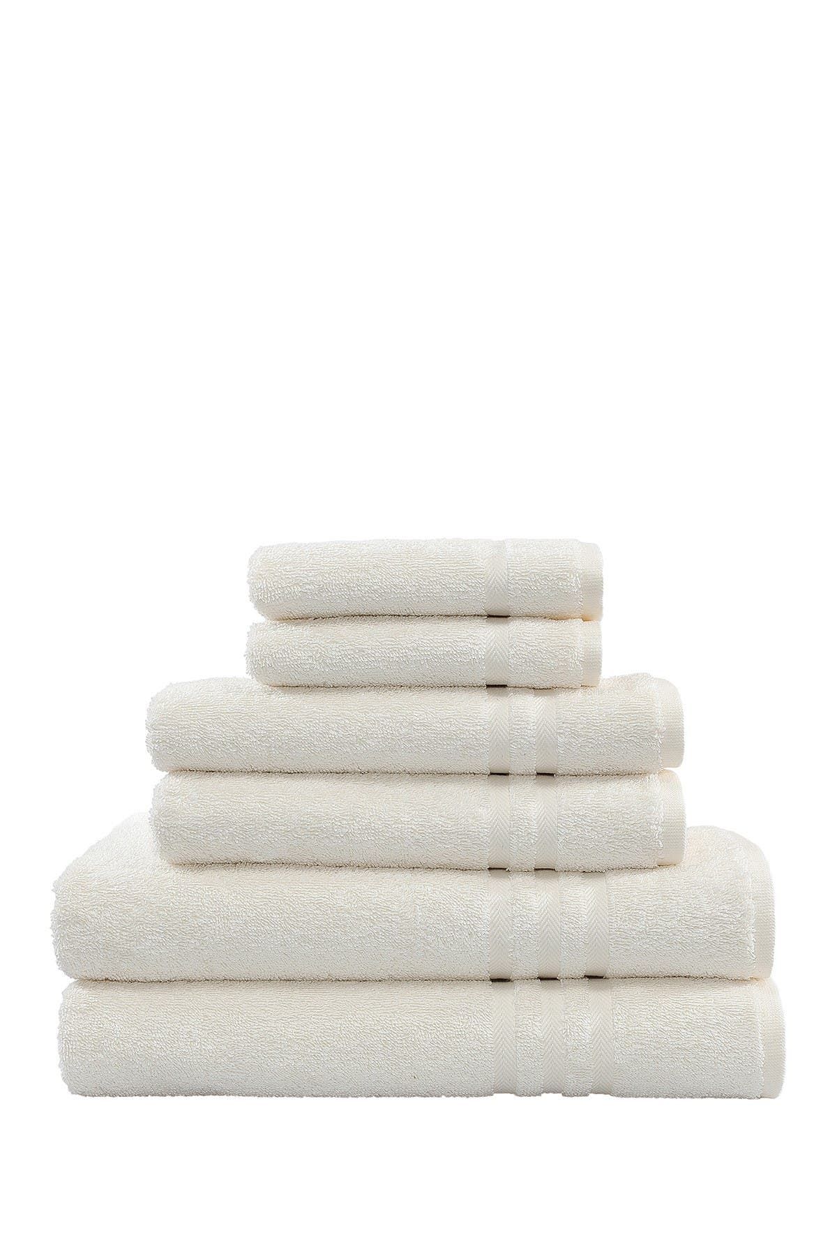 Linum Home Textiles Denzi 6-Piece Towel Set - Cream