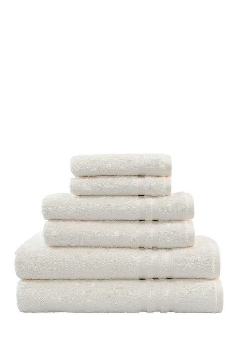 Denzi 6-Piece Towel Set - Cream