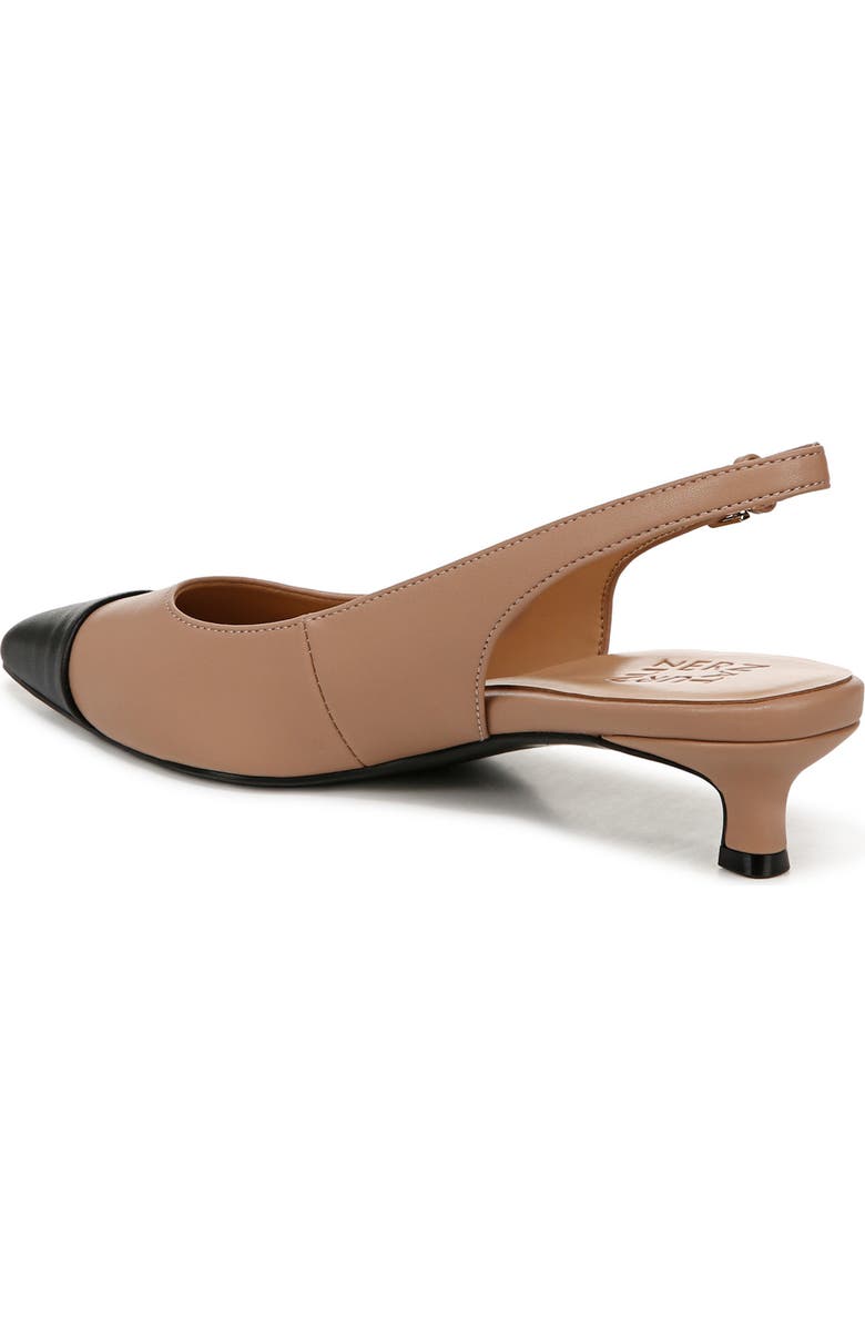 Naturalizer Gazing Slingback Pump, Alternate, color, Taupe Faux Leather