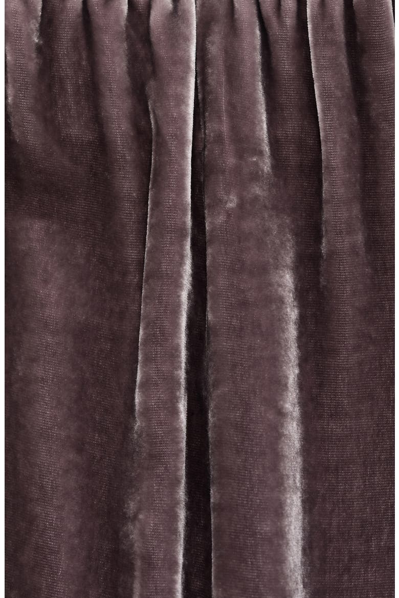 Velvet Lounge Pants, Alternate, color, BLACKBERRY