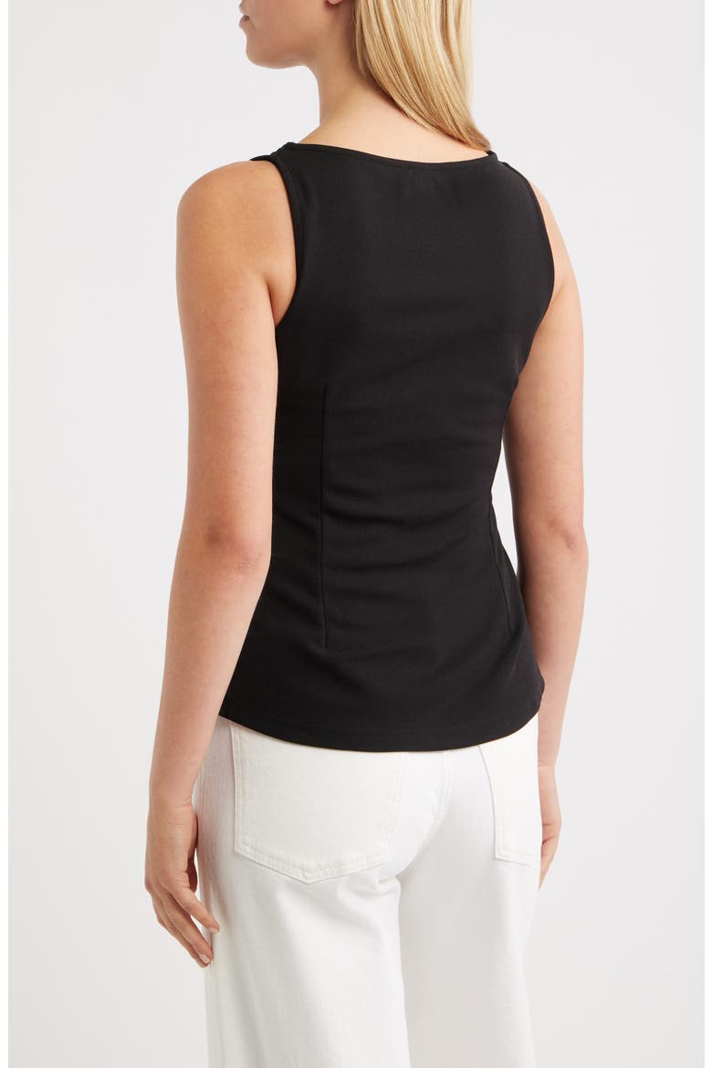 Silva Sleeveless Top, Alternate, color, BLACK