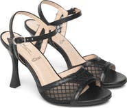 NeroGiardini Ankle Strap Mesh Sandal
