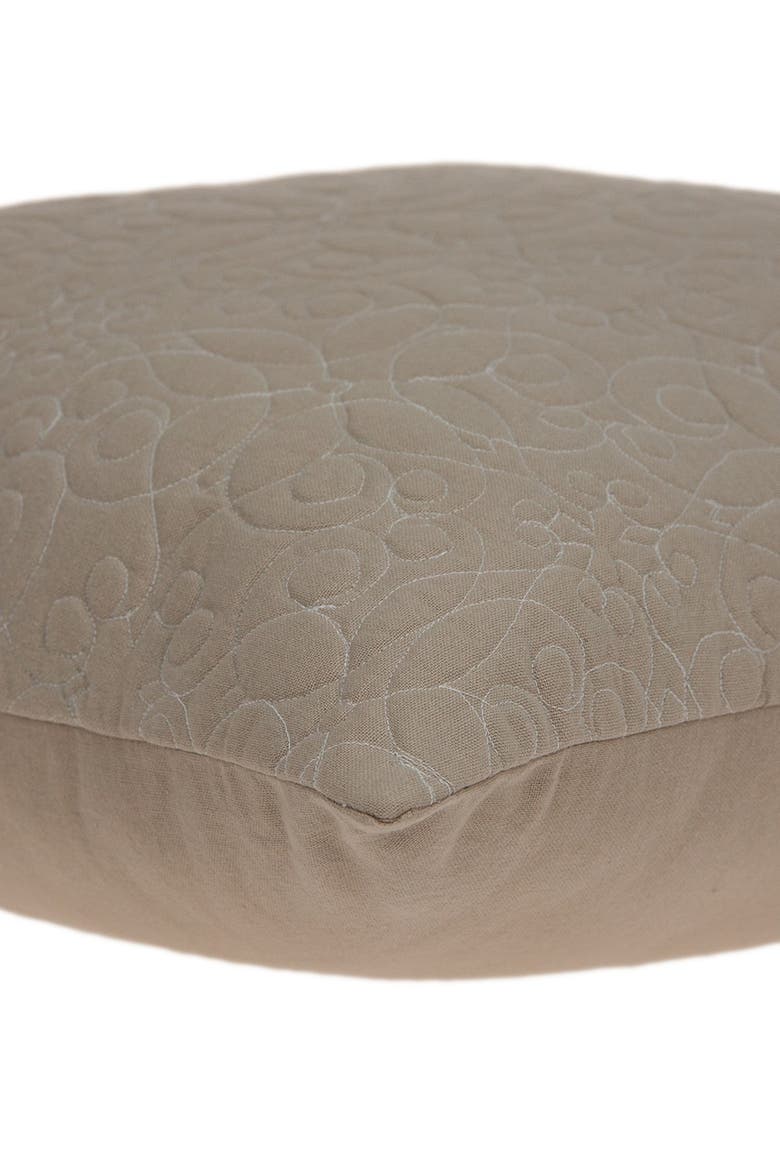 Yogi Transitional Pillow - 20" x 20" - Tan, Alternate, color, TAN