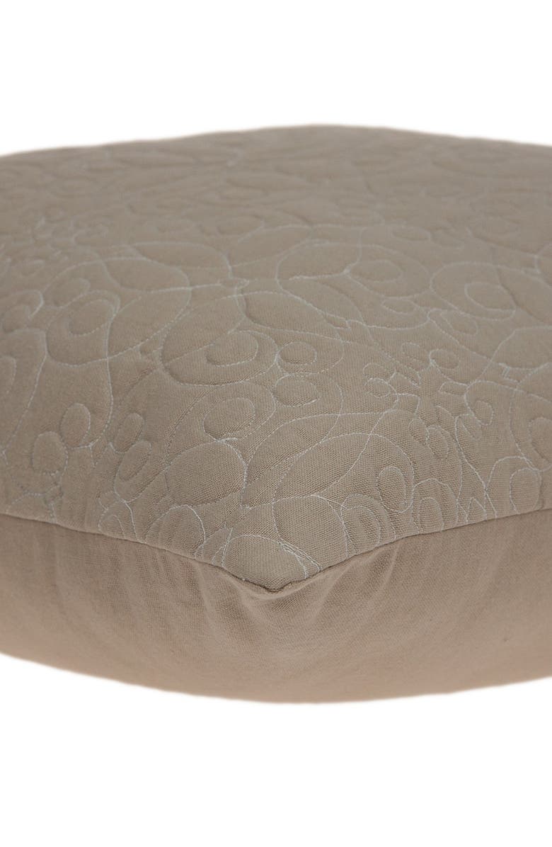 PARKLAND COLLECTION Yogi Transitional Pillow - 20" x 20" - Tan, Alternate, color, Tan