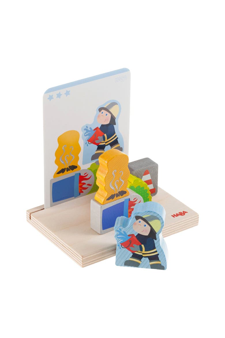 Fire Brigade Stacking Toy, Main, color, Multi