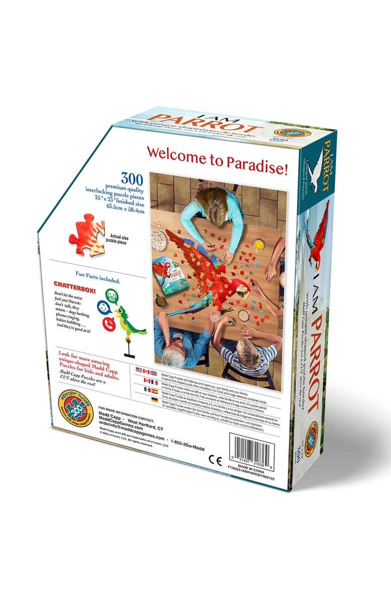 Madd Capp Parrot 300 Piece Jigsaw Puzzle, Alternate, color, Multicolored