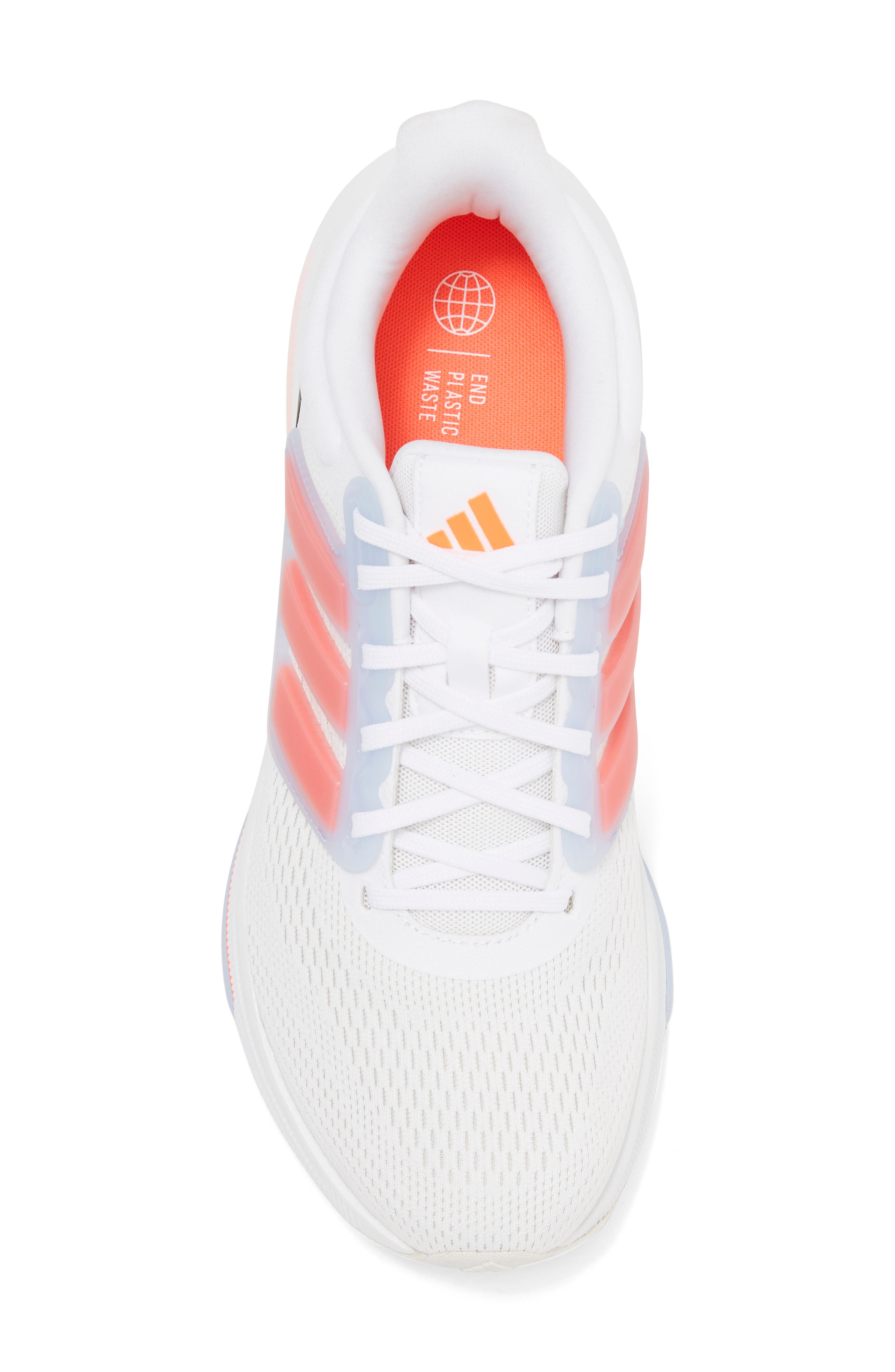 adidas Lite Racer Lace-up Activewear Sneaker, Alternate, color, White/ Solar Red