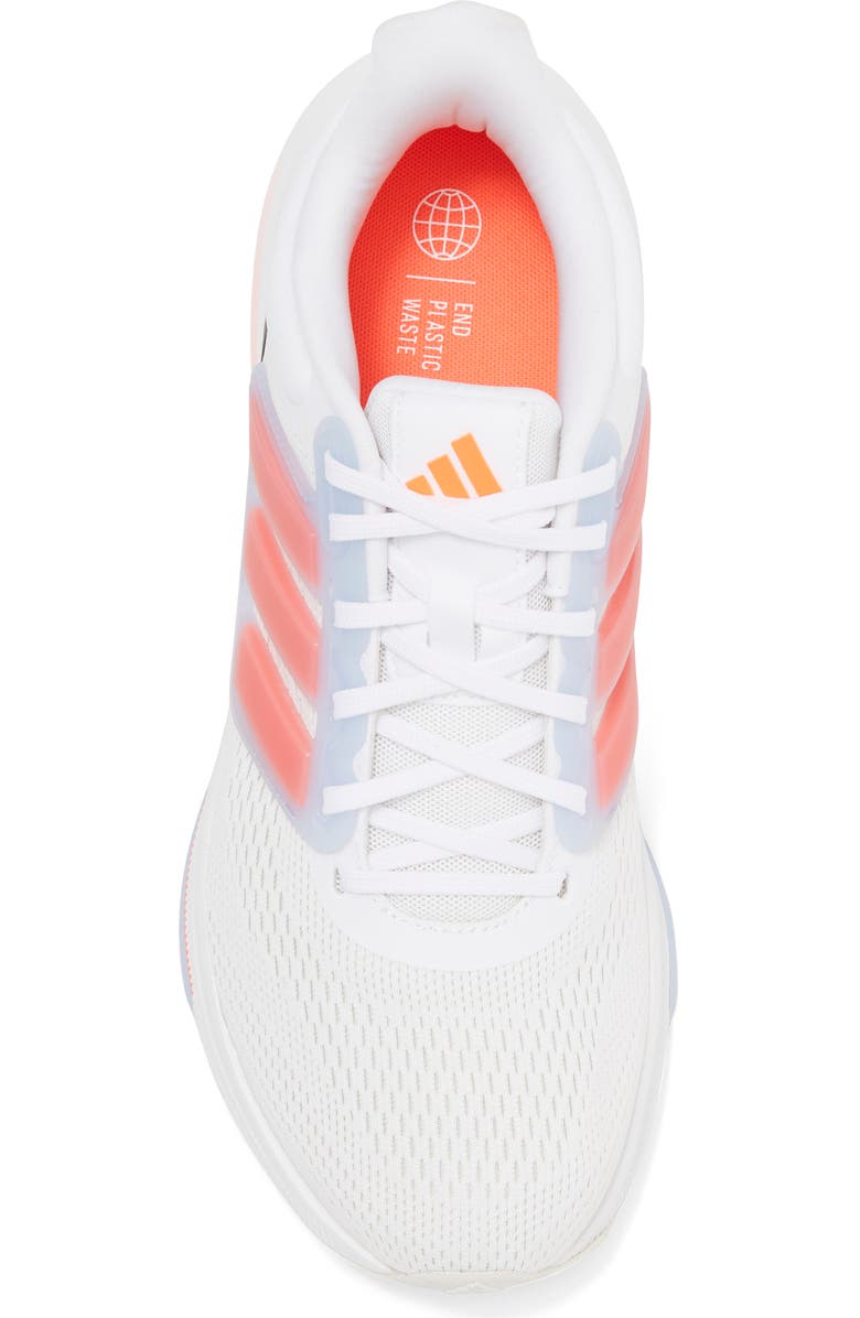 adidas Lite Racer Lace-up Activewear Sneaker, Alternate, color, White/ Solar Red