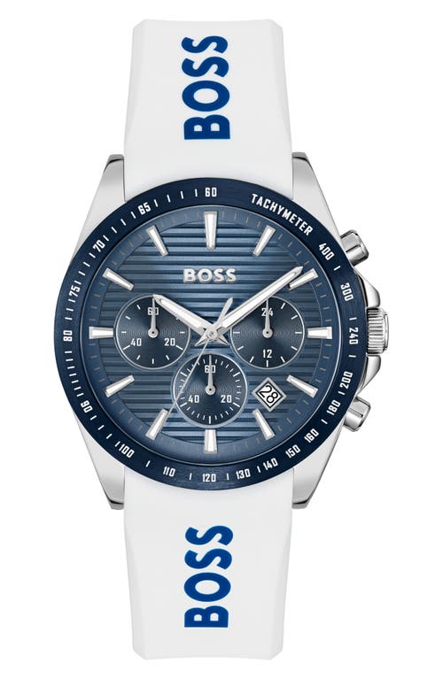 Hugo Boss Strike Chronograph, 41mm In Blue