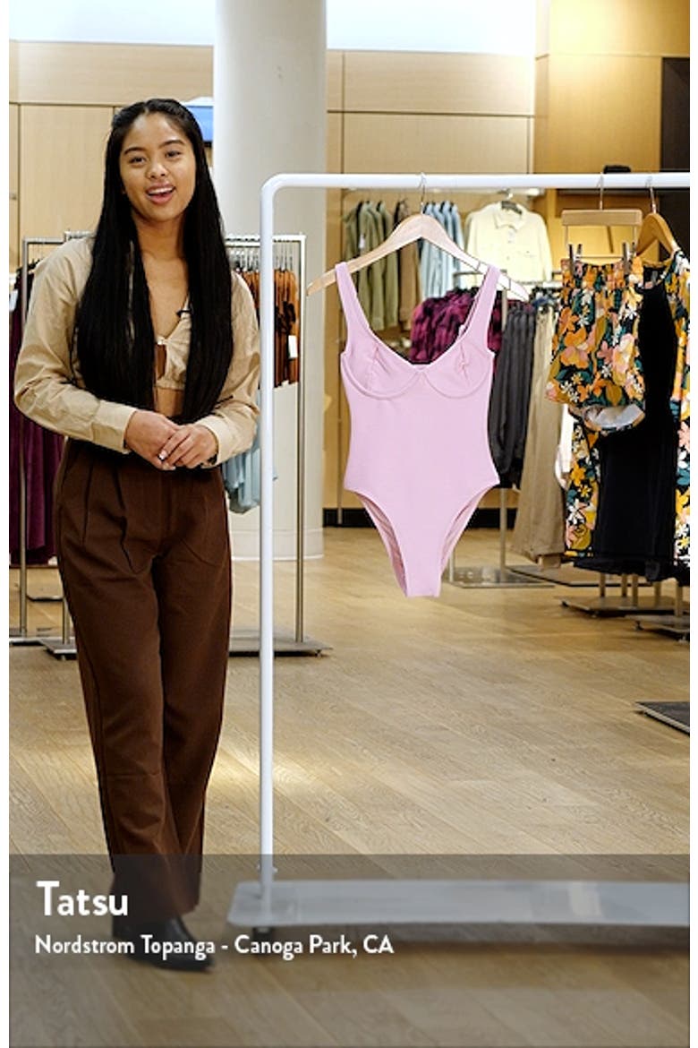 Tanlines Emma Underwire One-Piece Swimsuit video