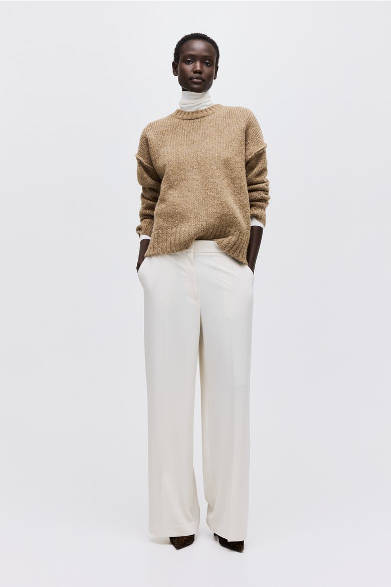 Oversized Jumper, Alternate, color, Beige melange
