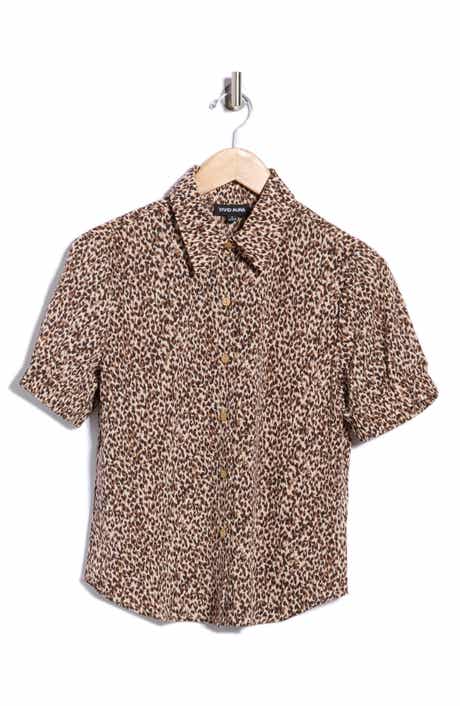 Short Sleeve Button Front Shirt