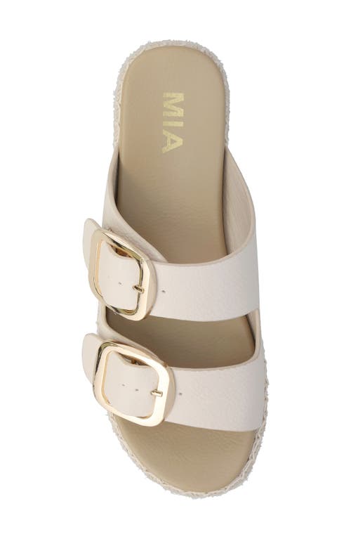 Mia Shai Platform Sandal In Neutral