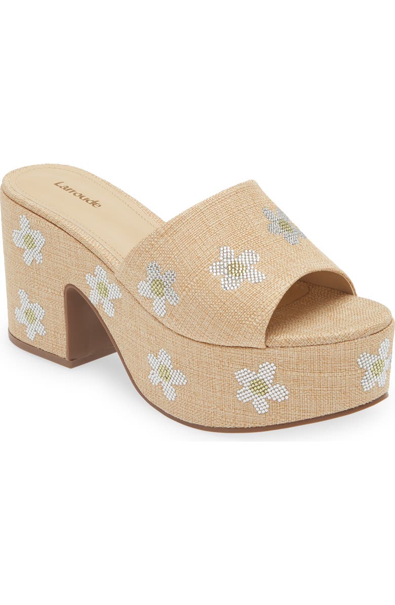 Larroudé Miso Platform Sandal, Main, color,