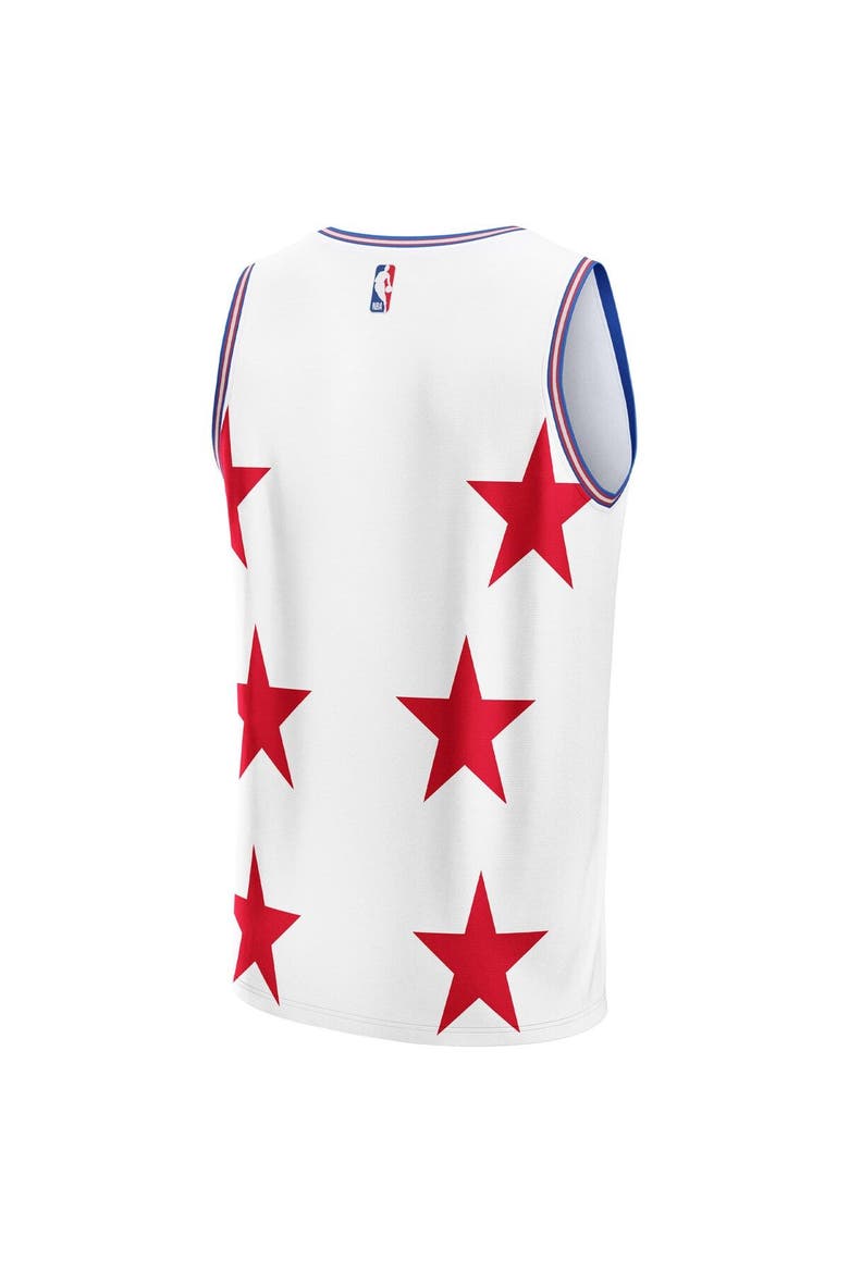 Unisex NBA & KidSuper Studios by Fanatics White Philadelphia 76ers Hometown Jersey, Alternate, color, White
