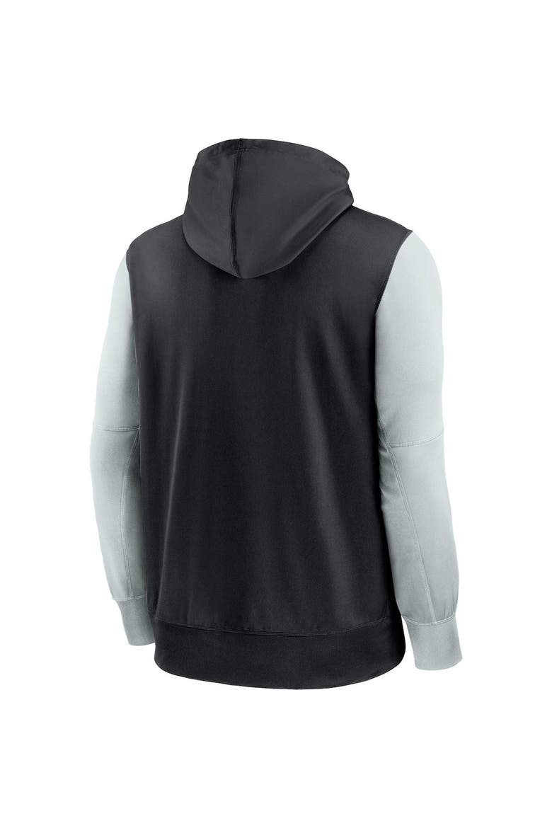 Men's Nike  Black Las Vegas Raiders Performance Full-Zip Hoodie, Alternate, color, Black