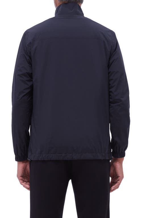 Bugatchi Water Repellent Reversible Jacket In Black