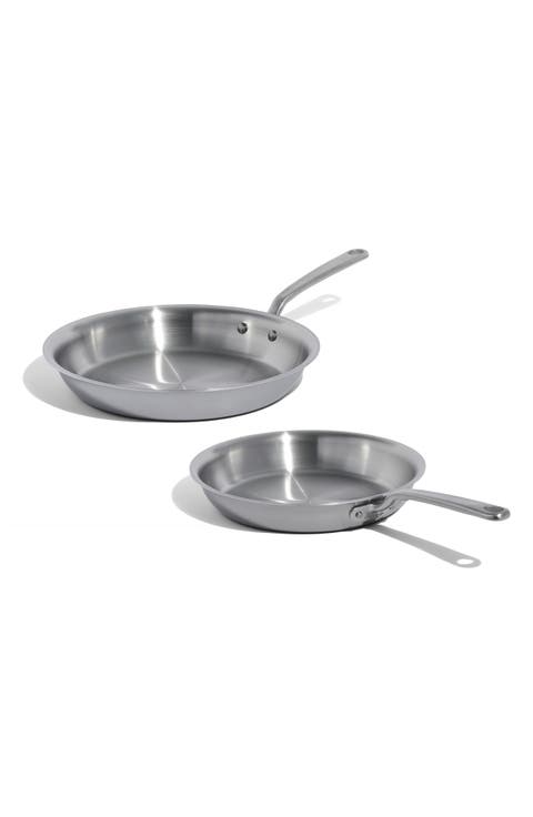 Stainless Clad Frying Pan Set