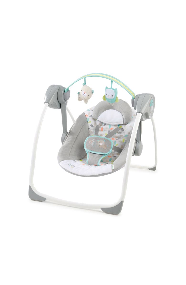 INGENUITY Comfort 2 Go Compact Portable Baby Swing, Main, color, Grey