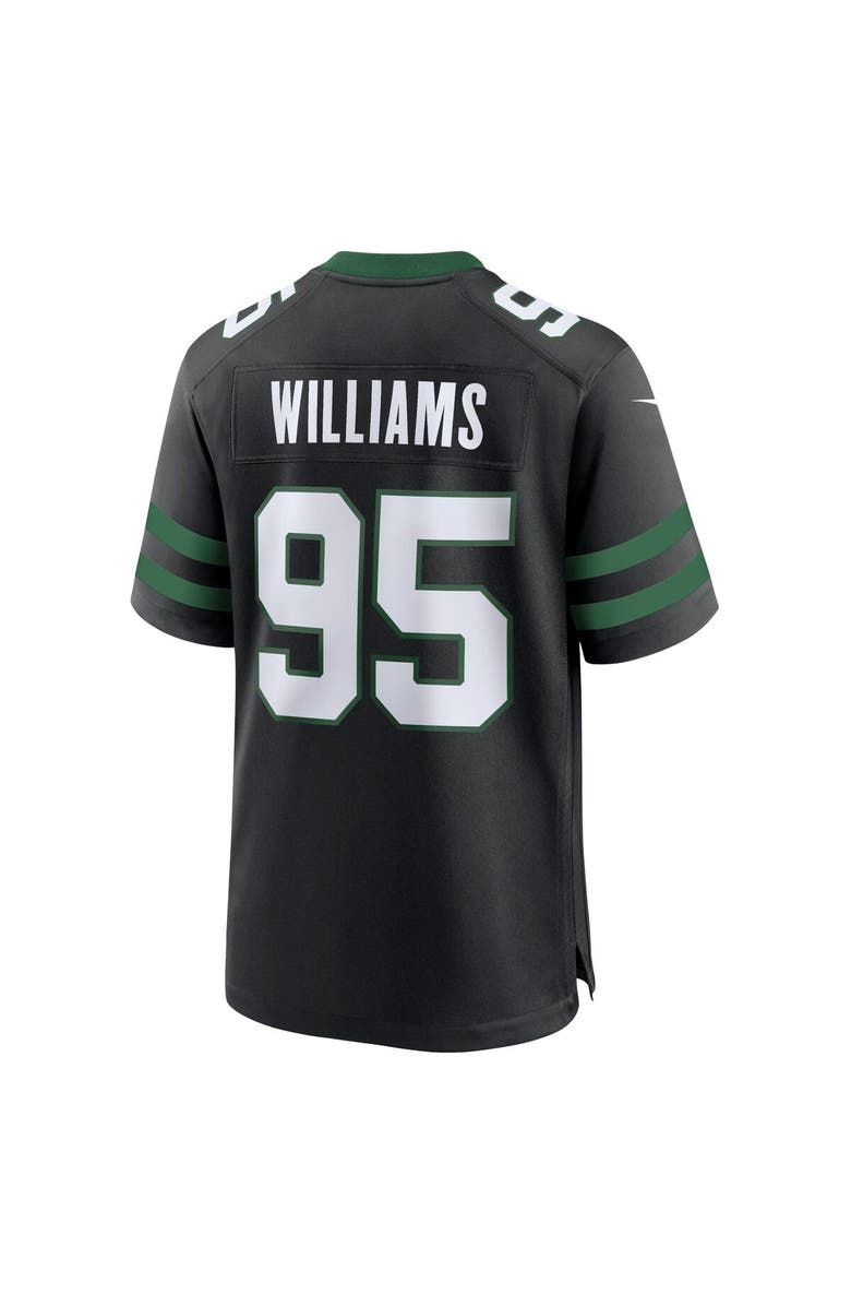 Nike Men's Nike Quinnen Williams Legacy Black New York Jets Alternate Game Jersey, Alternate, color, Black