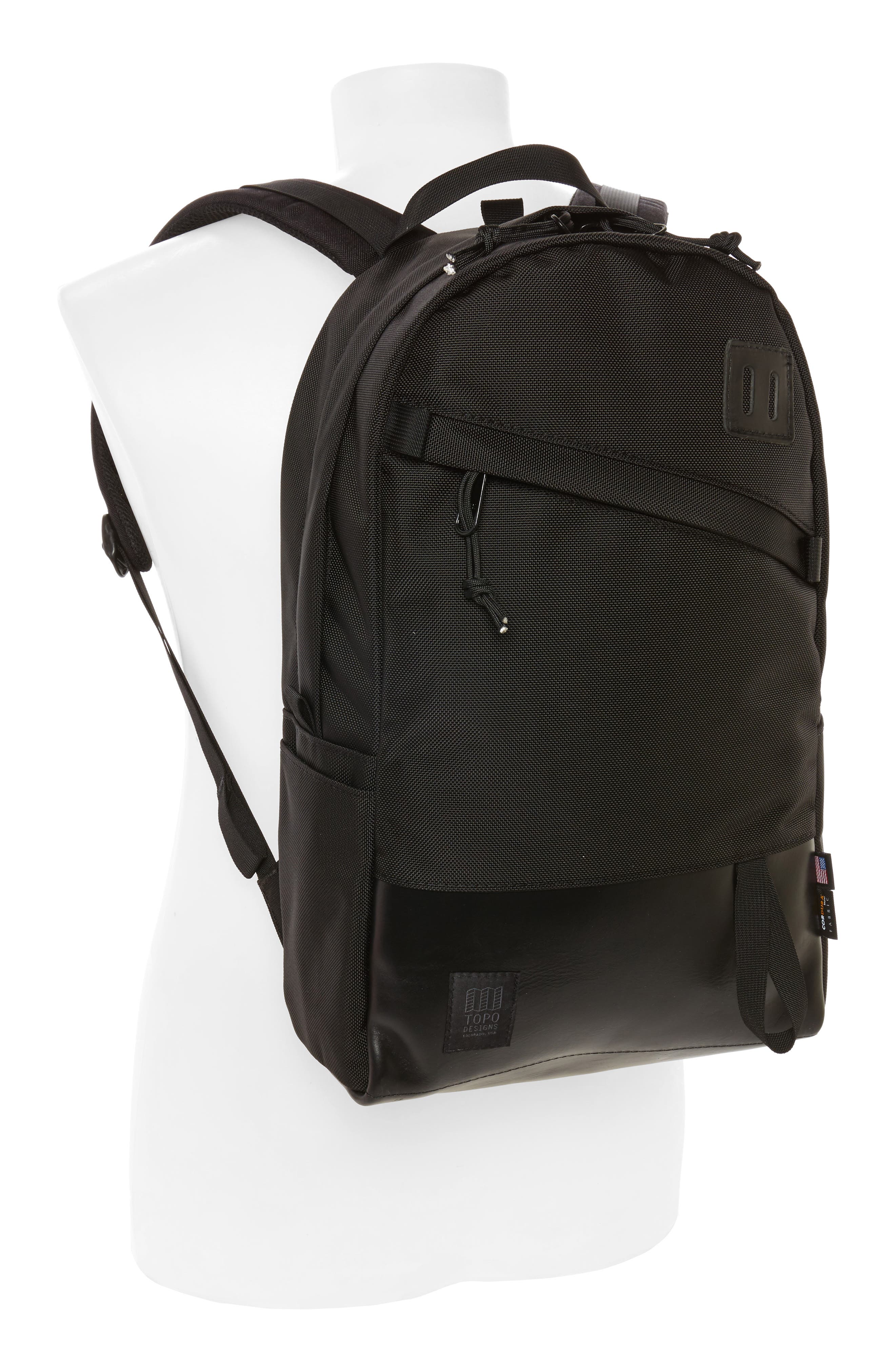 Daypack, Alternate, color, BALLISTIC BLACK/ BLACK