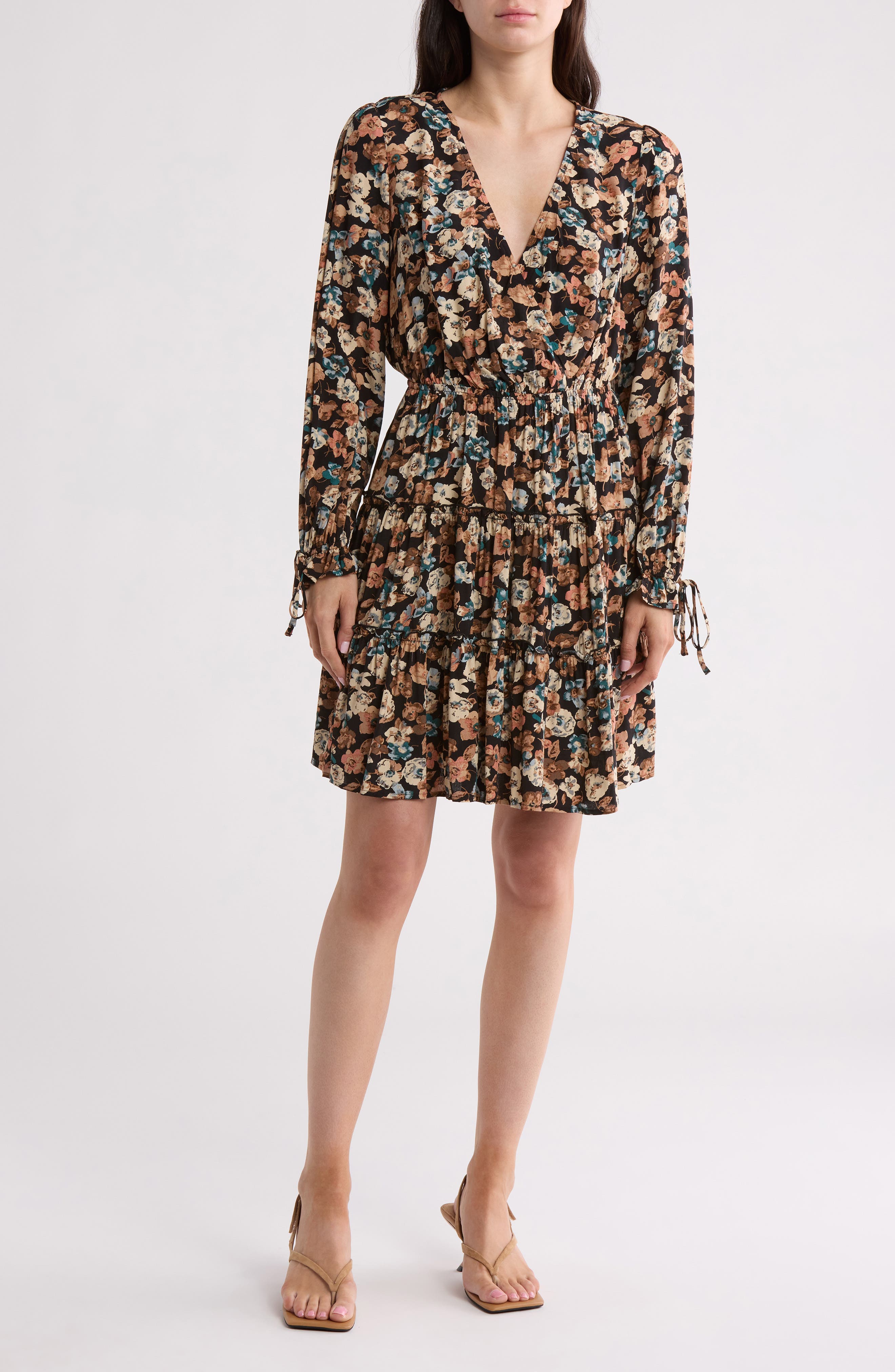 Lovestitch Floral Long Sleeve Dress (Women) | Nordstromrack