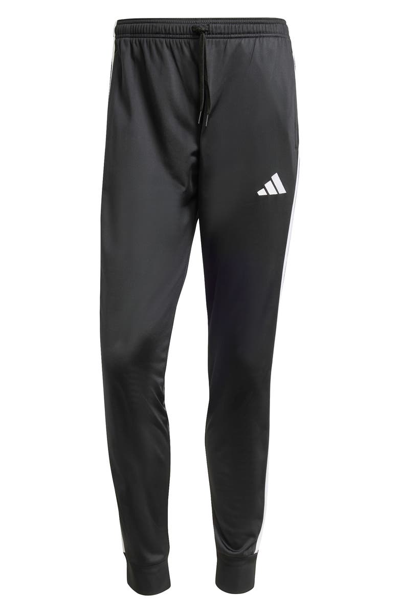 adidas 3-Stripes Tricot Joggers, Alternate, color, Black/White