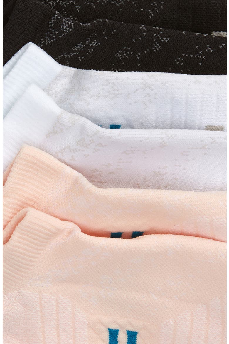 Athletic 3-Pack Tab Socks, Alternate, color, PINK MULTI