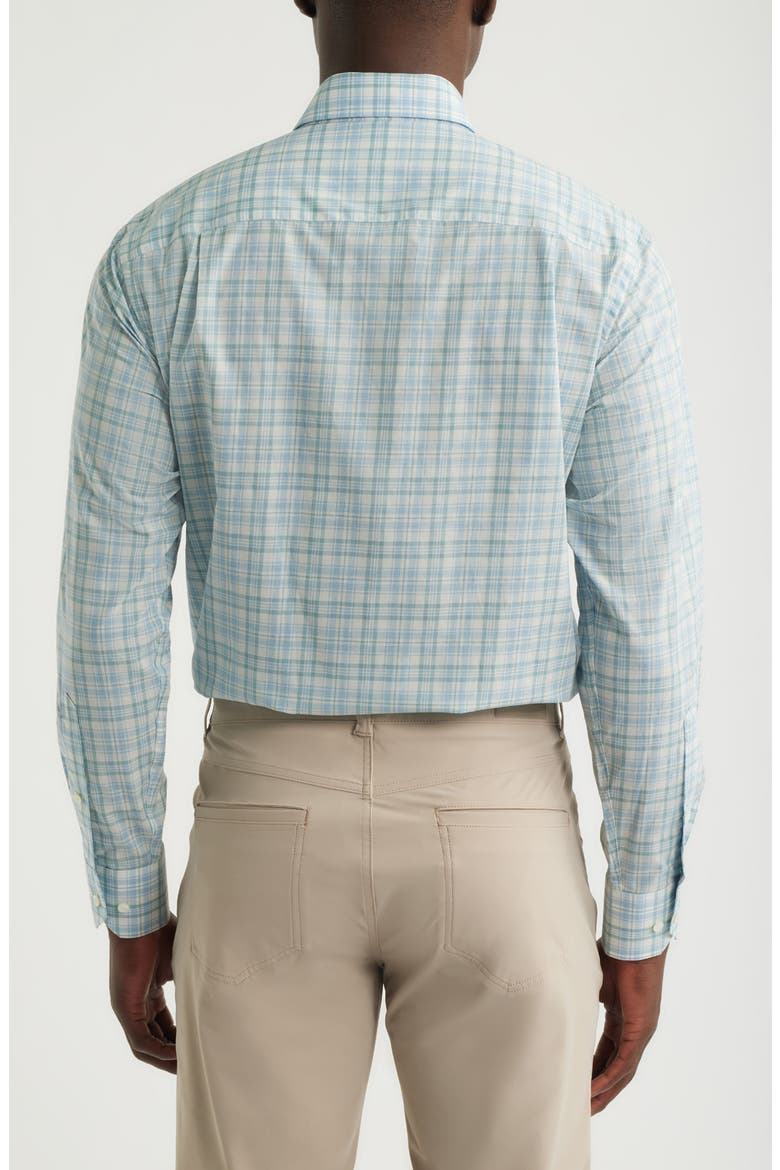 Crown Crafted Tropea Cotton Poplin Button-Up Shirt, Alternate, color, LIGHT WILLOW