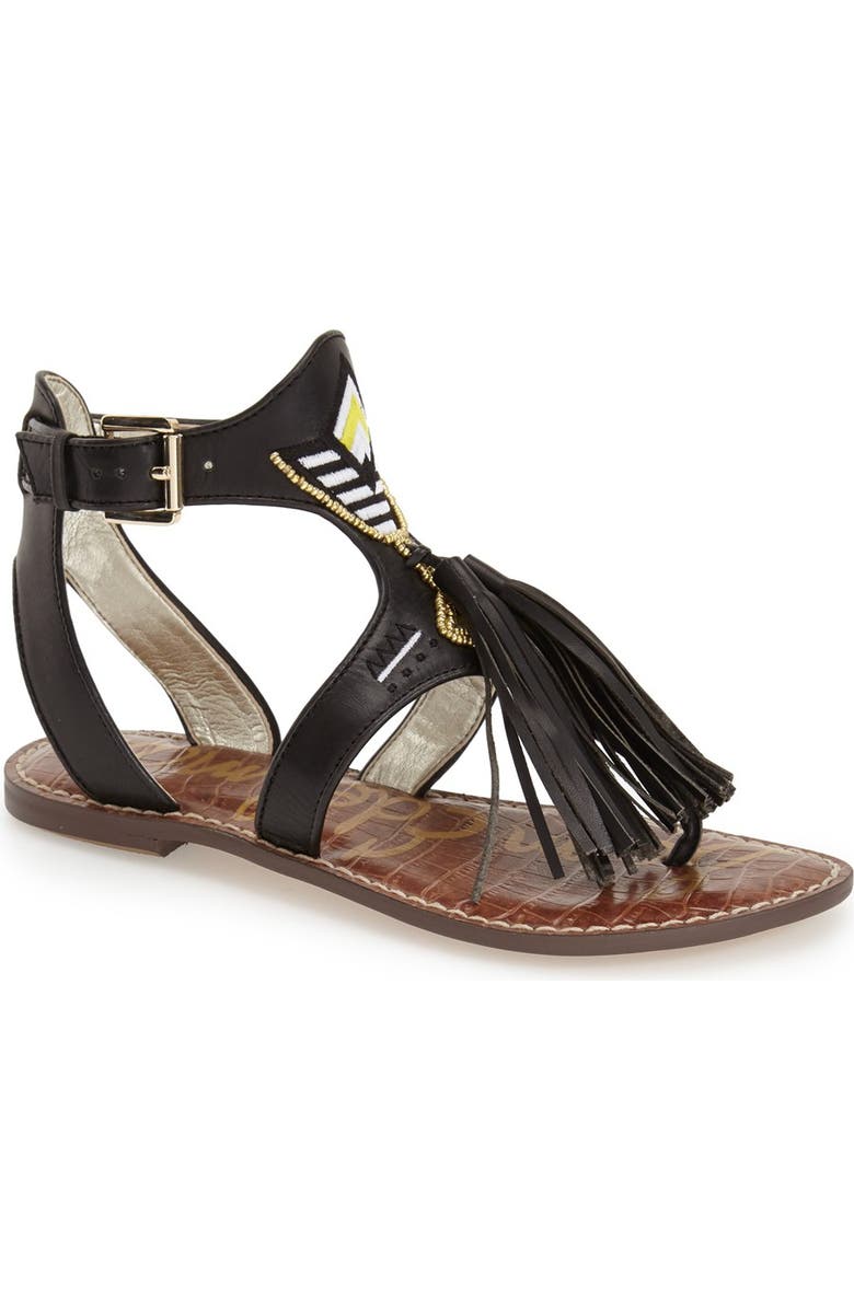 Sam Edelman 'Giblin' Fringe Sandal, Main, color,