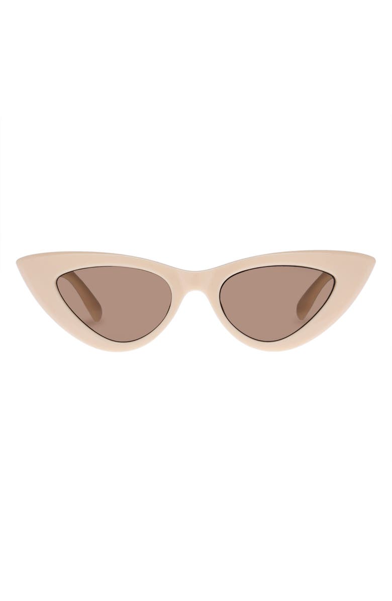 Le Specs Hypnosis 50mm Cat Eye Sunglasses, Main, color, Ivory
