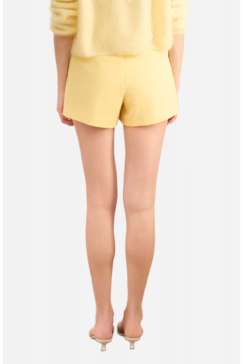 Hana High Waist Shorts, Alternate, color, CUSTARD