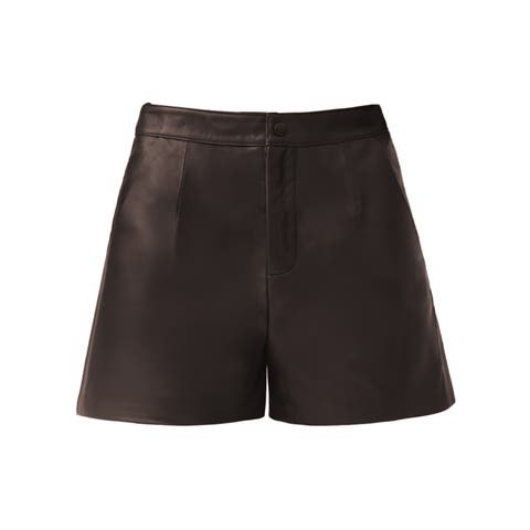 Wren Short Leather Pants