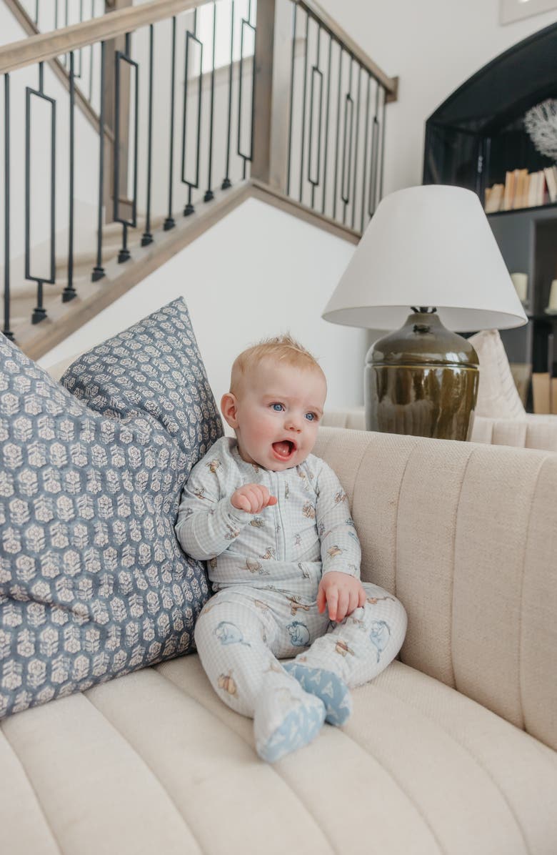 Copper Pearl Winnie the Pooh Friends Zip-Up Footie Pajamas, Alternate, color, Winne The Pooh