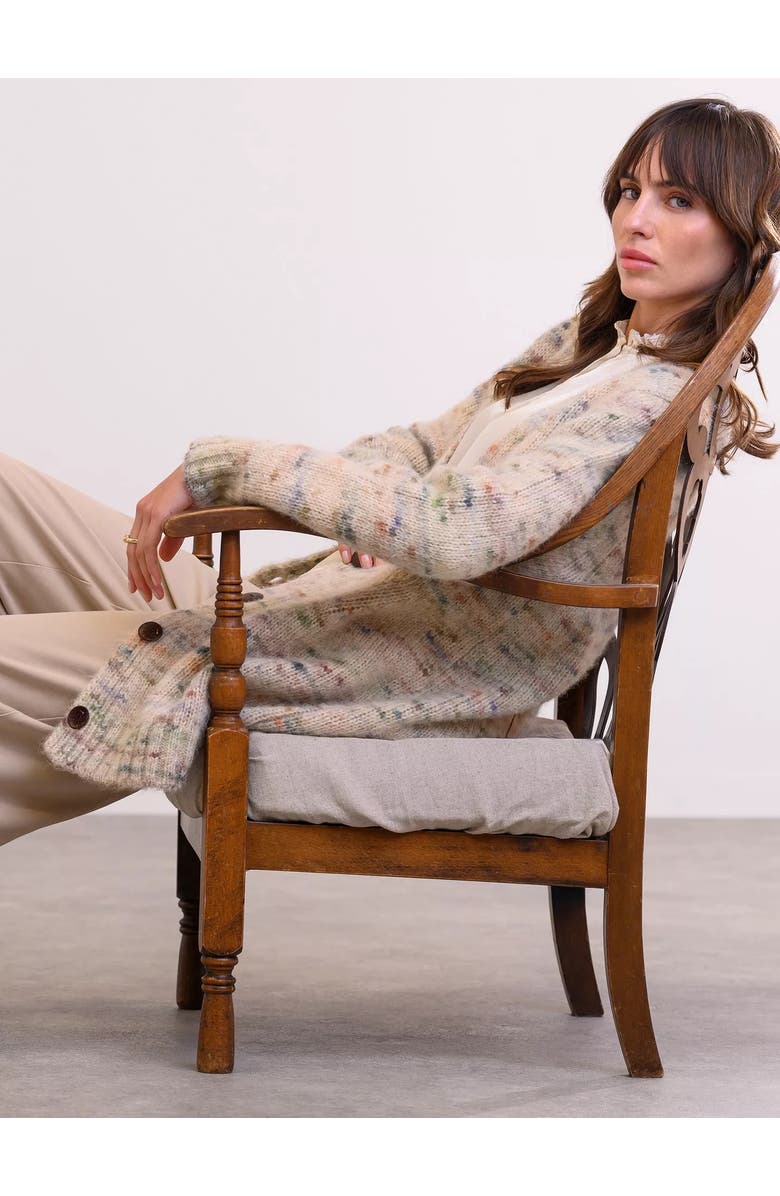 Celtic & Co. Slouch Longline Cardigan, Alternate, color, 