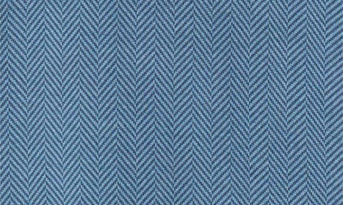 Robert Barakett Nino Herringbone Short Sleeve Cotton Knit Button-up Shirt In Blue
